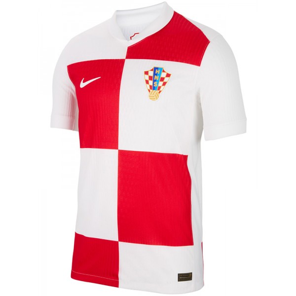 Croatia home jersey soccer uniform men's first football kit sports top shirt 2024-2025